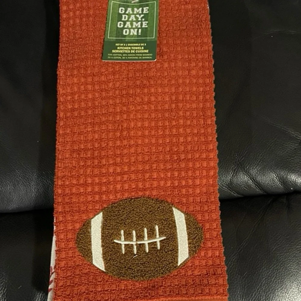Football Kitchen Towels (Set of 3)